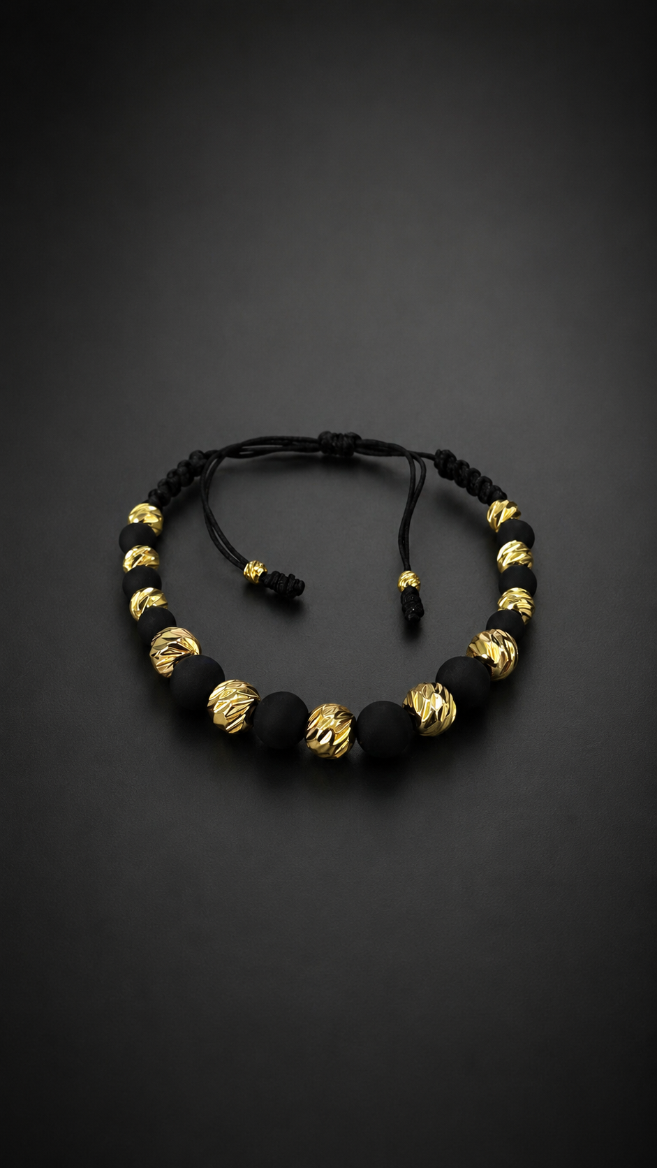 Pulsera neopreno y oro 18K