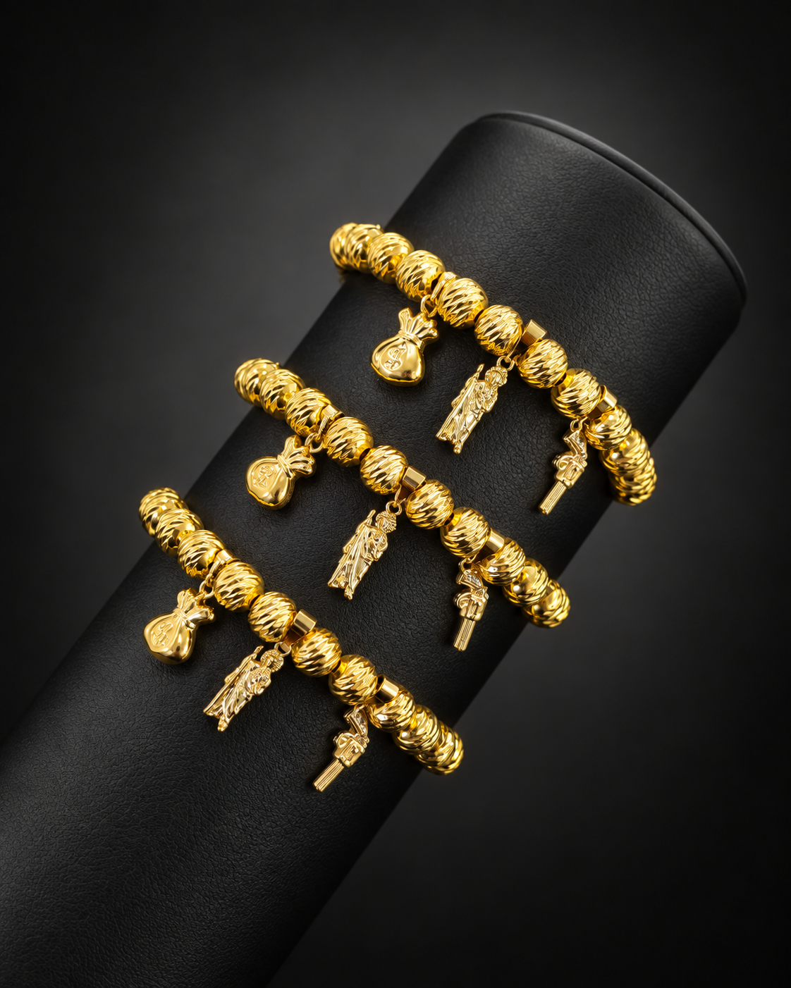 Pulsera balines y dijes
